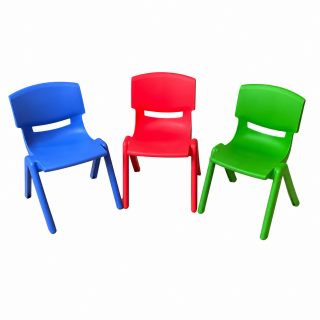 Scaun din plastic colorat