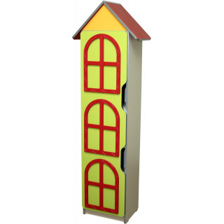 Шкафчик детский "Цветочная поляна - Башня"