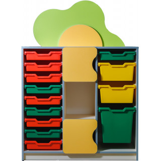 Dulapior pentru copii "Poienita cu flori"  