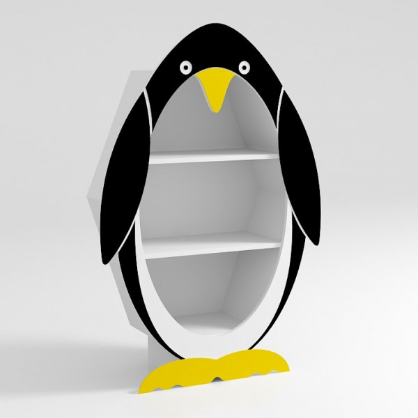 Стеллаж детский "Пингвин" 