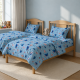 Set lenjerie de pat  imprimat