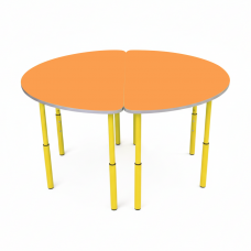 Комплект полукруглых столов