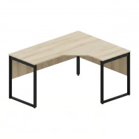 Masa de colt pe cadru metalic