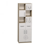 Dulap combinat cu cinci uși cu imprimare foto