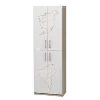 Шкаф закрытый с 4-мя дверцами с фотопечатью