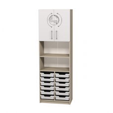 Шкаф полузакрытый с лотками и фотопечатью