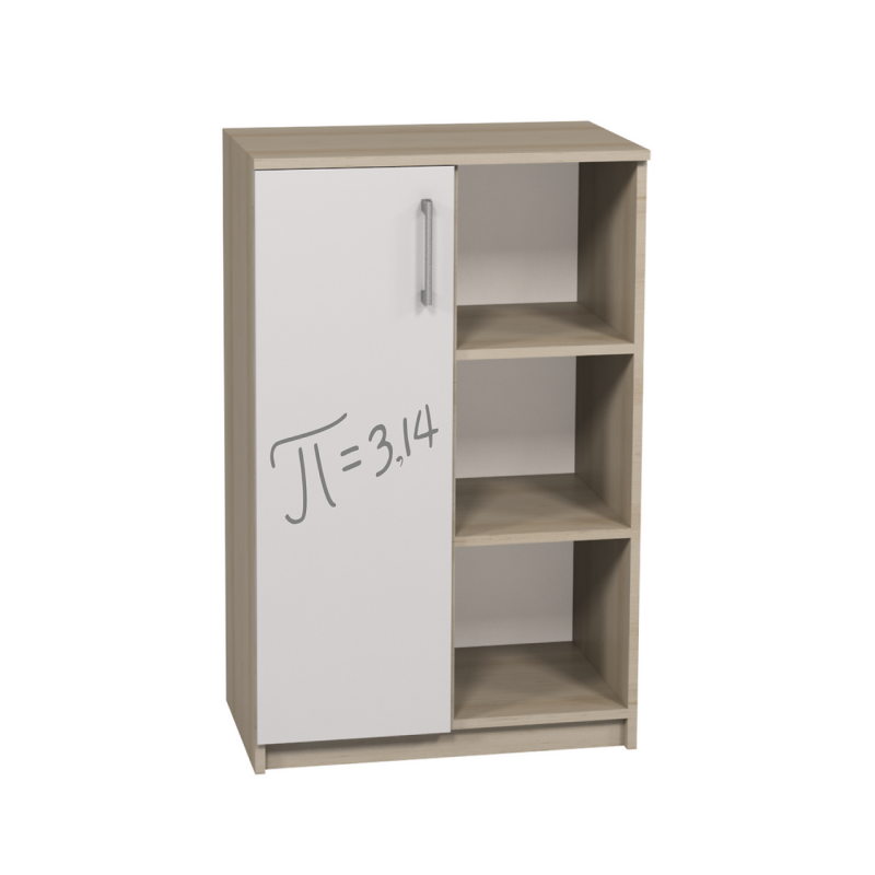 Тумба полузакрытая с одной дверцей и фотопечатью