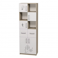 Шкаф 5-ти дверный комбинированный с фотопечатью