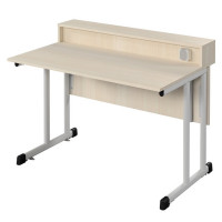 Banca cu acoperire HPL si priza