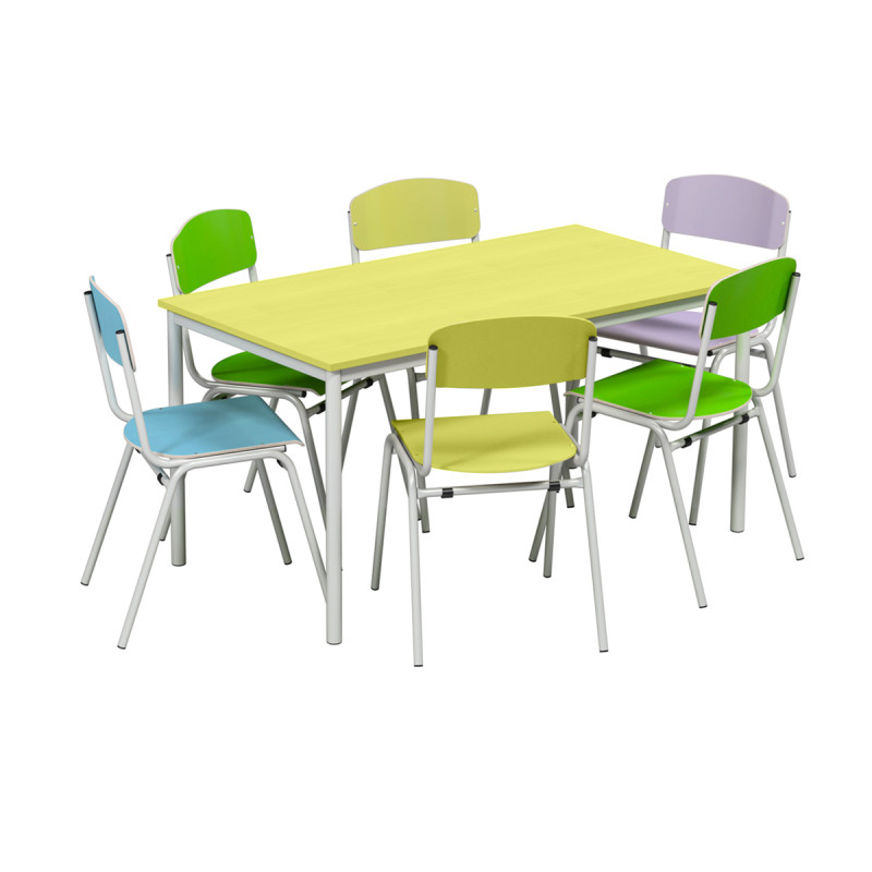 Set pentru cantina cu 6 locuri HPL