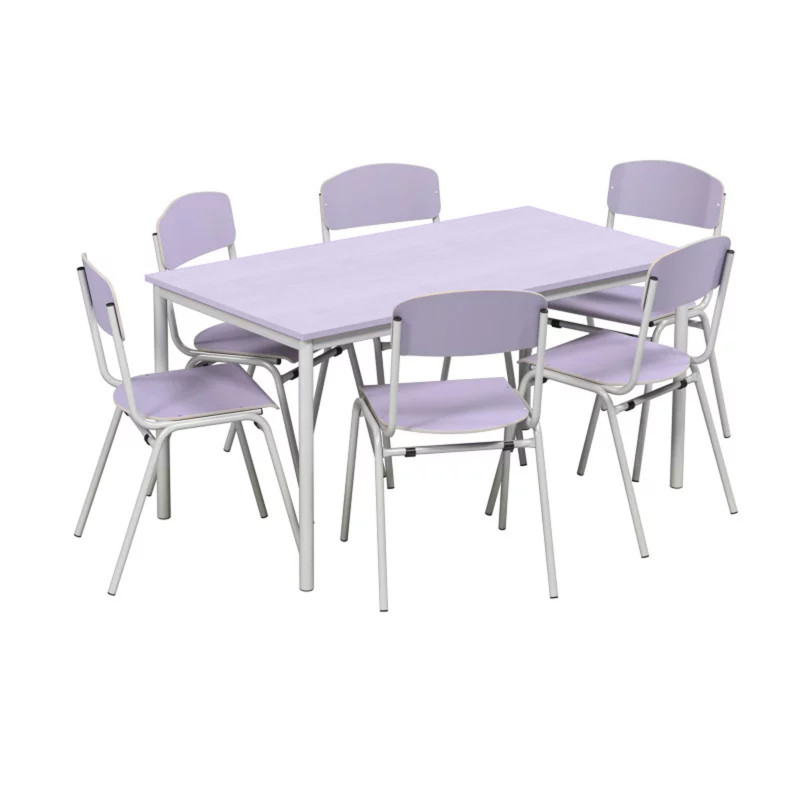 Set pentru cantina cu 6 locuri HPL