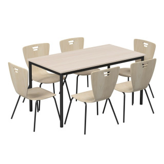 Комплект мебели для столовой шестиместный 