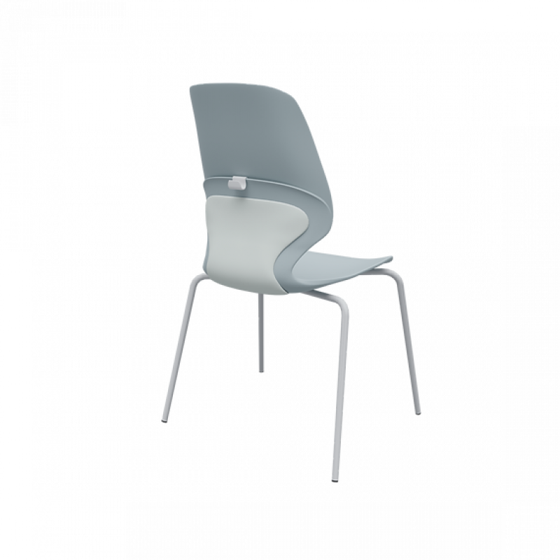 Scaun monobloc din plastic în 3 straturi