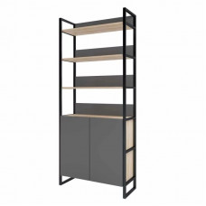 Офисный стеллаж с нижним шкафом