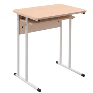 Banca scolara individuala pe cadru rotund