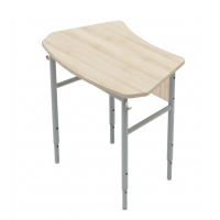 Bancă scolara individuala modulară, reglabilă pe grupe de înălțime 4-7