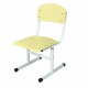 Scaun scolar pe carcasa rotunda reglabil pe inaltime