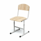 Scaun scolar pe carcasa rotunda reglabil pe inaltime