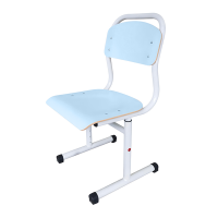 Scaun scolar pe cadru rotund reglabil pe inaltime