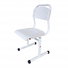 Scaun scolar pe cadru rotund reglabil pe inaltime