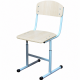 Scaun scolar pe carcasa rotunda reglabil pe inaltime